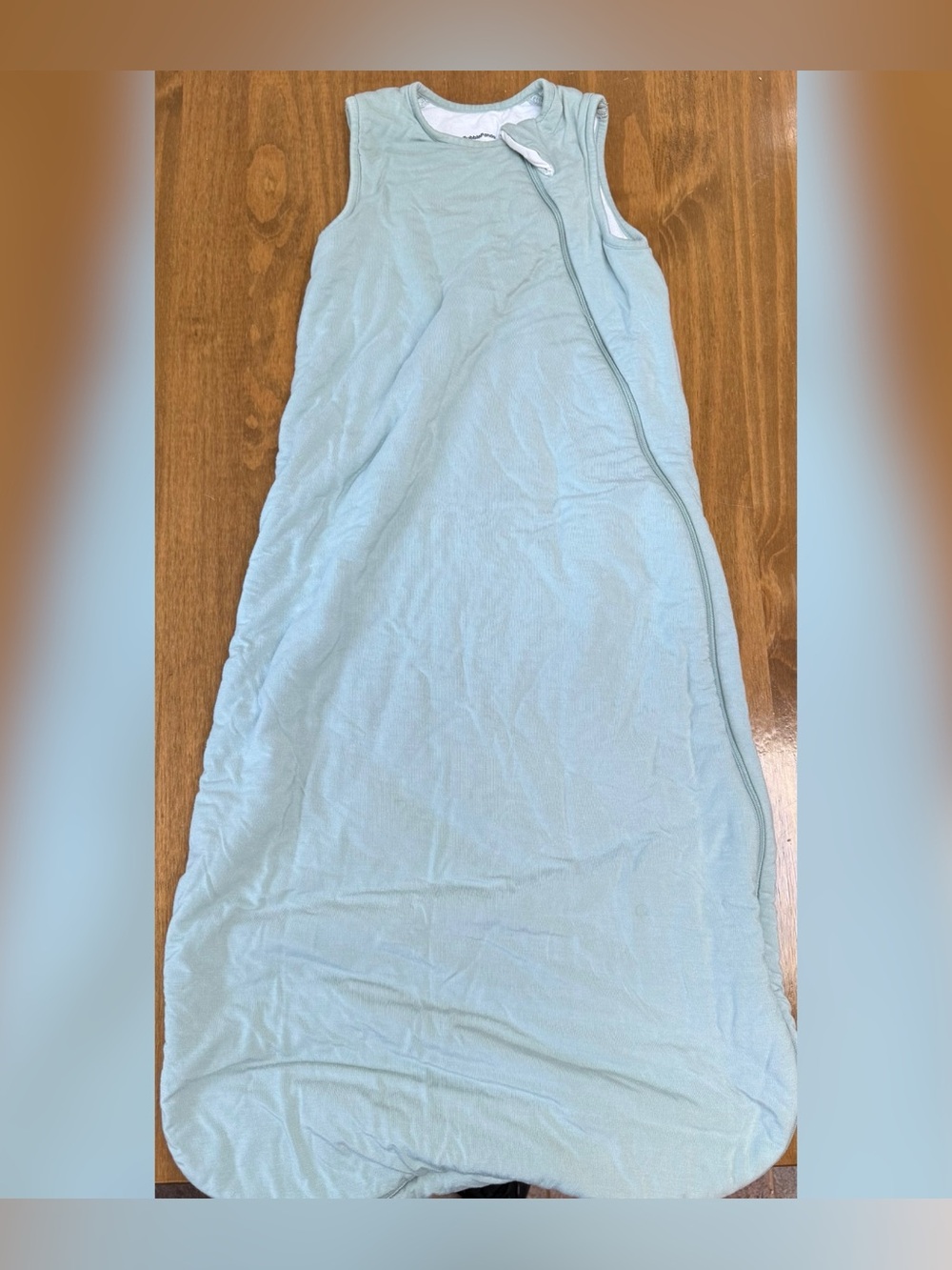 Bubble Panda Light Sage Green Sleeveless Toddler Sleep Sack Size XL 1.0 Tog